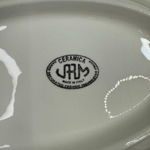 Ceramica JRM Oval Platter Italy Large 15.5” Italian Serving Platter - Picture 8 of 12
