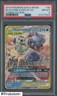 2019 Pokemon Sun & Moon Cosmic Eclipse #38 Blastoise & Piplup GX PSA 8 NM-MT