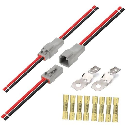 2 Pin DTP Connector Automotive Sealed Electric Plug, 2 Way Male Female . Available Now for $21.02