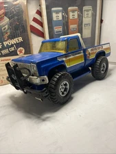 Vintage Nylint Metal Blue Chevy  4x4 Rhino Pickup Truck W/ Rollbar