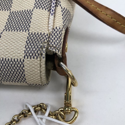 Louis Vuitton Favorite MM Shoulder Bag Canvas Damier Azur - Picture 11 of 12