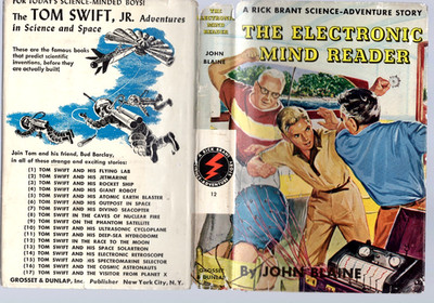 Rick Brant Science-Adventure THE ELECTONIC MIND READER JOHN BLAINE 1957 HC DJ