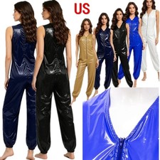Women Mechanic Jumpsuit Waterproof Coveralls Oil-resistant Full Body Paint Suit