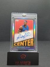 2024 Topps Chrome Ben Wallace  Detroit Pistons Signed 1972 Design Auto