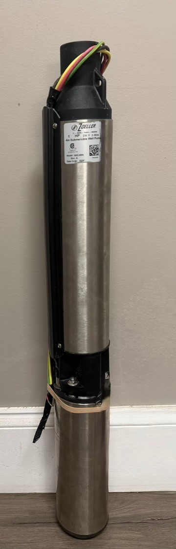 Zoeller 1 HP Submersible Well Pump 230V 12 GPM Stainless 145