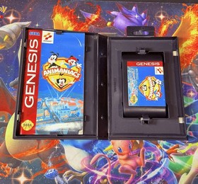 1994 Sega Genesis Konami Animaniacs CIB With Manual -Tested - Free Shipping!