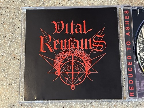 Vital Remains Reduced To Ashes Cd 1999 First / Only Pressing Mint - Foto 3 di 11