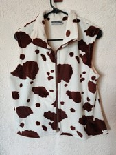 Vintage Panhandle Slim Quality Western Wear Vest Women's Medium Zip Closure