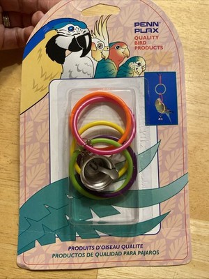 Penn Plax Bird Product Toy For Cage Bell Olympic Rings BA522