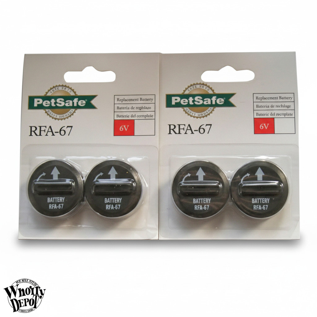 PetSafe RFA-67 6 Volt Replacement 4-Batteries Basic Bark Col