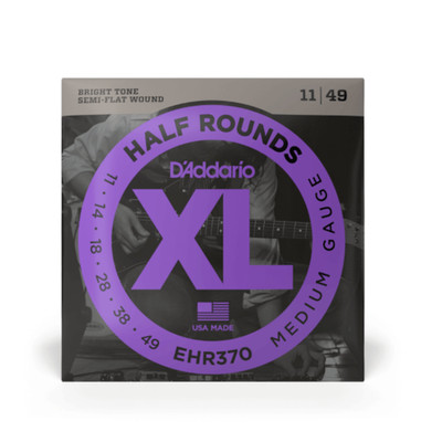 D'Addario EHR370 halbrunde Saiten für E-Gitarre 11-49
