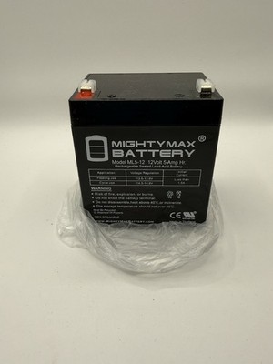 Mighty Max Battery ML5-12 12V 5Ah Sealed Lead Acid (SLA) Battery