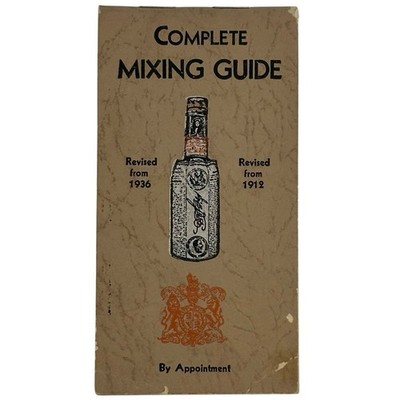 Angostura Bitters Complete Mixing Guide c1936 Post-Prohibition Cocktail Recipes