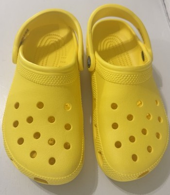 Croc Classic Clog Yellow Women s 7 Men s 5 Men's Summer Slip On