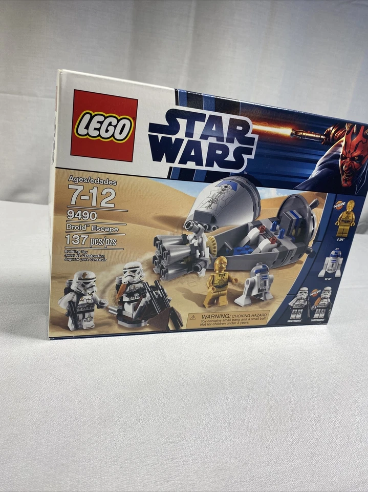 Lego Star Wars 9490 Droid Escape NOVO em folha lacrado C-3PO R2D2 droides Sandtrooper  - Imagem 2 de 4