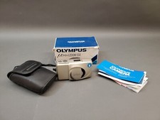 Olympus Zoom 130 Point  Shoot 35mm Film Camera, Complete kit. Untested