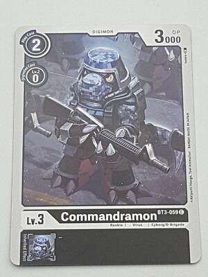 Digimon TCG Commandramon Common NM