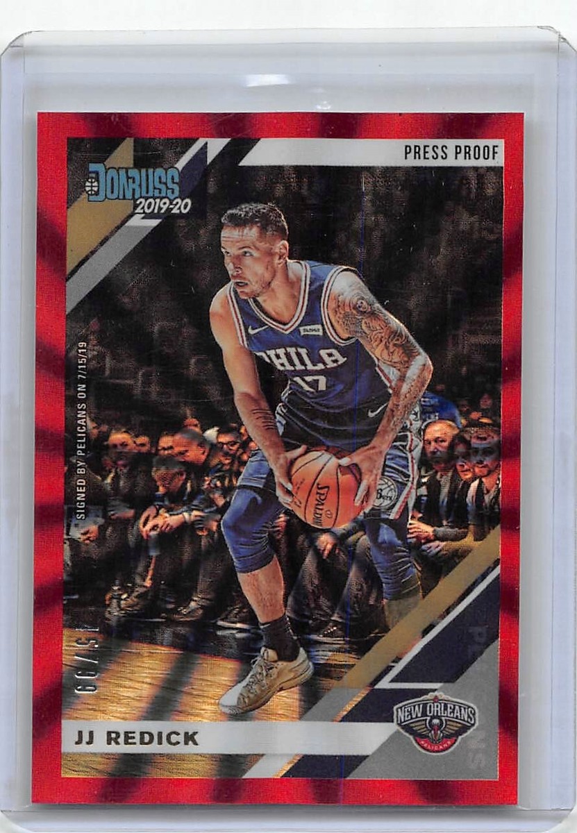 2019-20 Panini Donruss - #156 J.J. Redick Press Proof Red Laser