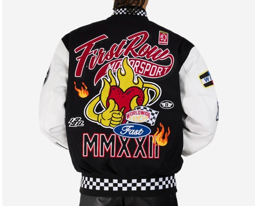 First Row Wool Varsity Racing Man's Jacket New | eBay