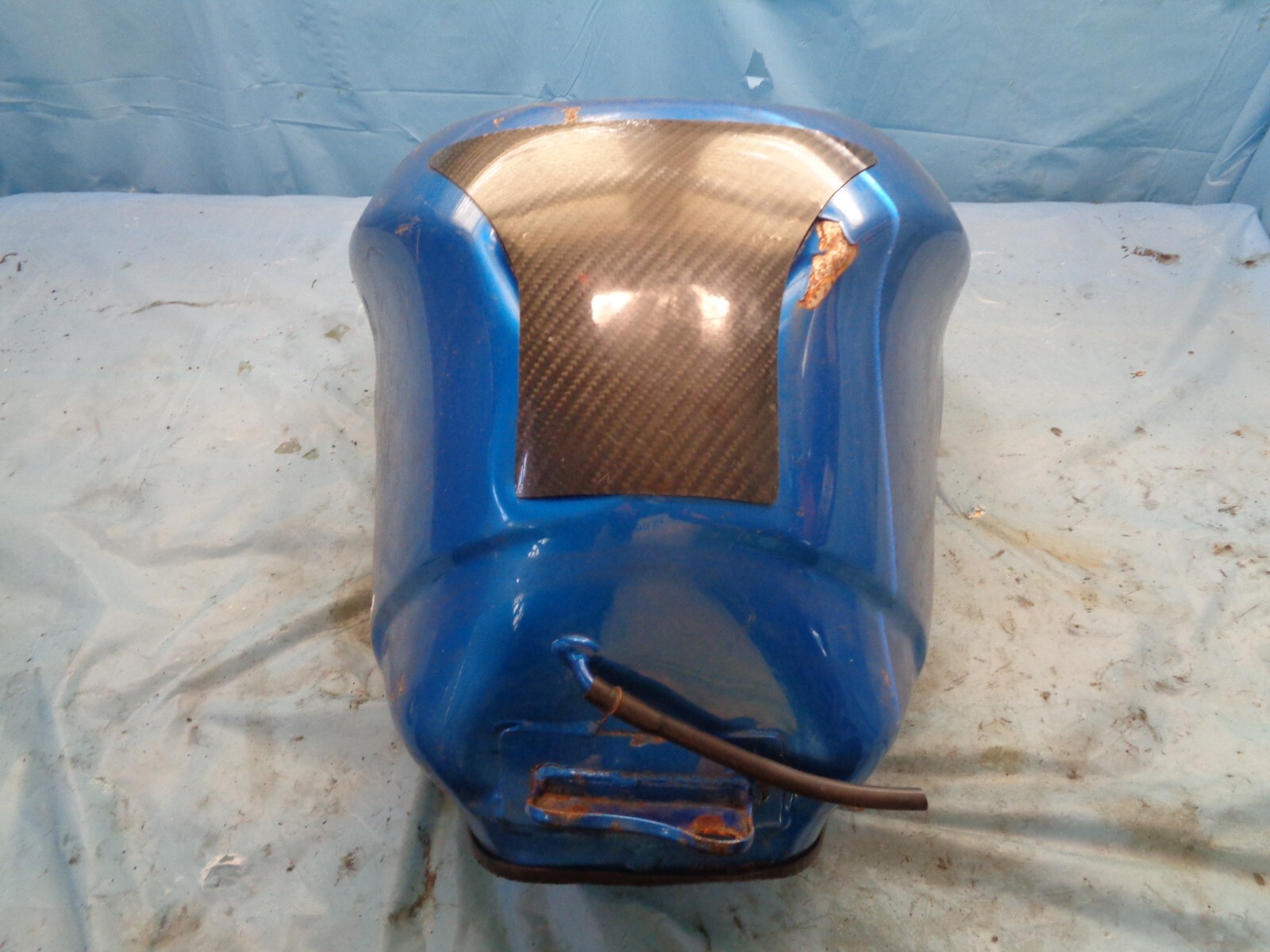 2001 ZX6R Kawasaki Ninja gas fuel tank (DAMAGED no leaks) 00 02 eBay