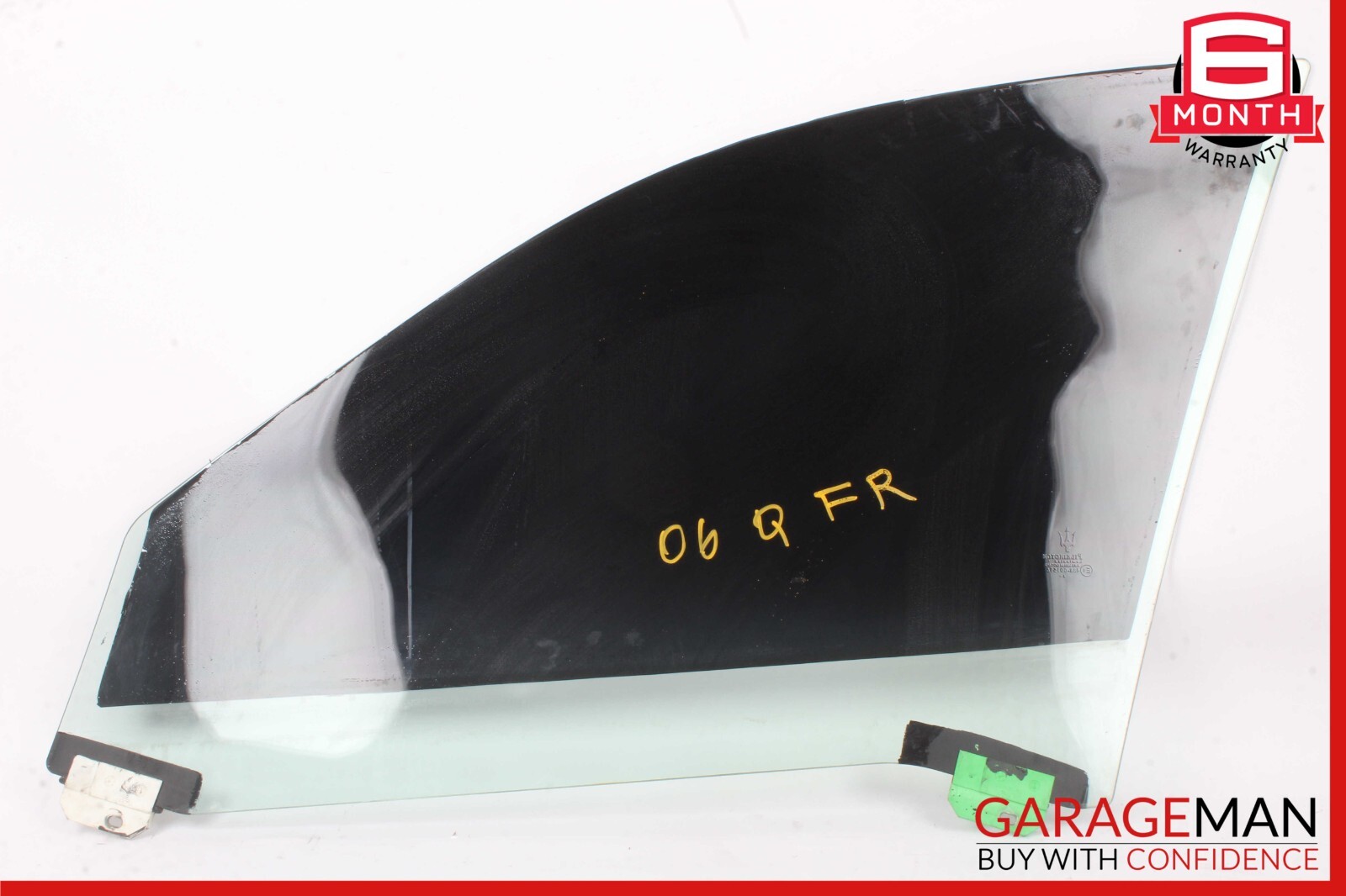 03-13 Maserati Quattroporte M139 Front Right Side Door Window Glass OEM