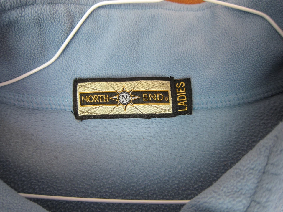 North End Ladies Fleece Jacket Baby Blue "South Interlake" Size XL - Image 3 of 4