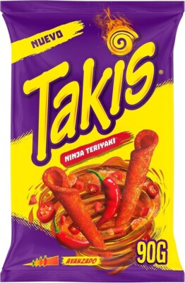 6 X 90G TAKIS NINJA TERIYAKI - Würziger SNACK