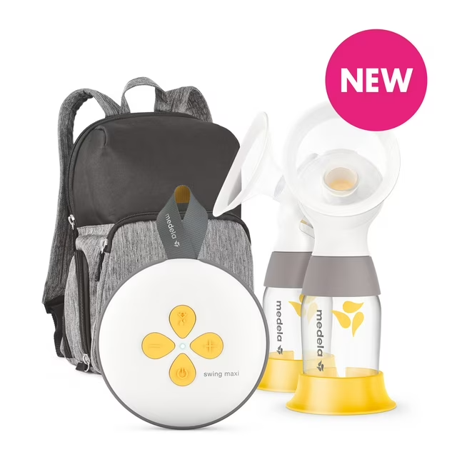 Medela Swing Maxi Double Electric Breast Pump with USB-C Portable Design-image