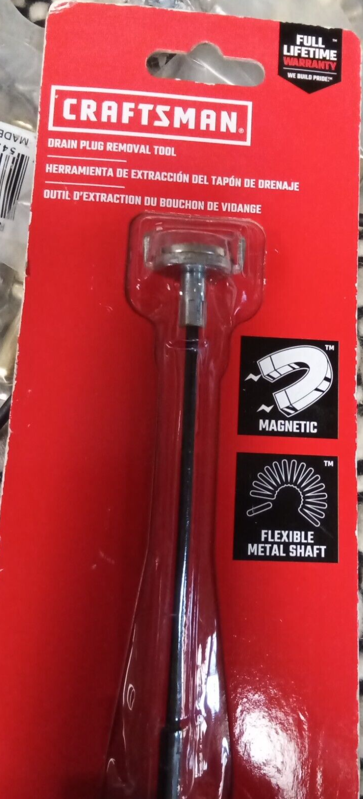 CRAFTSMAN Automotive Drain Plug Removal Tool CMMT14122. for sale online