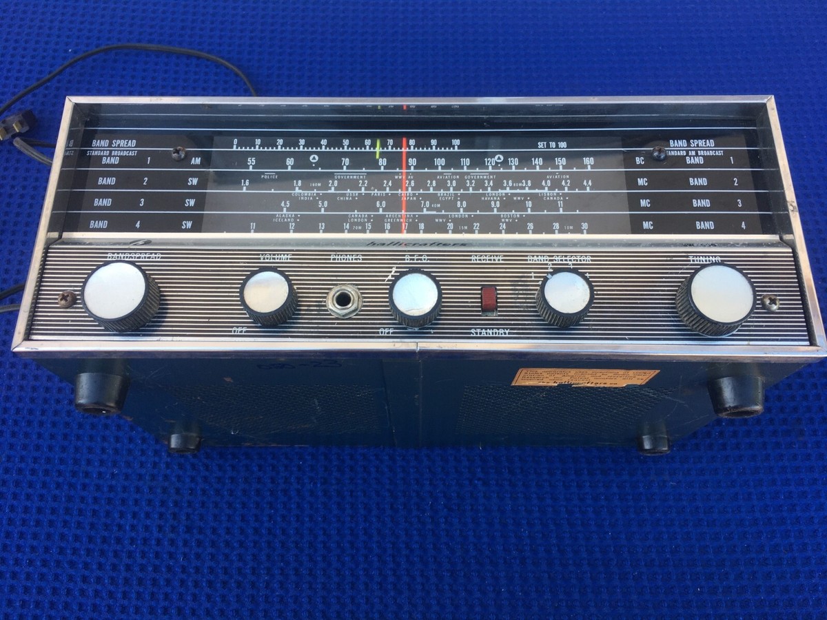 Hallicrafters SW-500 Tube Shortwave Radio Works | eBay