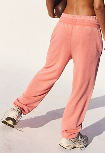NEW FREE PEOPLE FP MOVEMENT GUAVA PLAYBOOK SWEATPANTS JOGGER PANTS SZ M - Picture 4 of 8