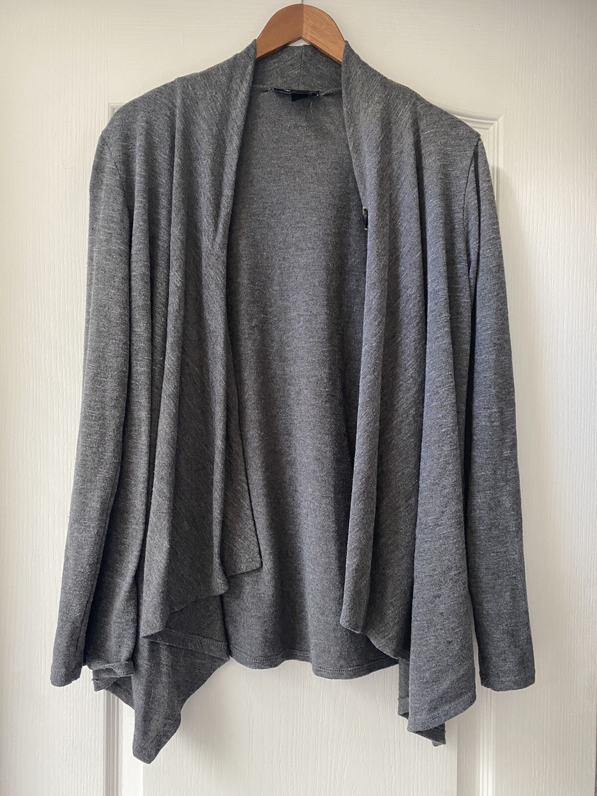 Front Knit Waterfall Cardigan Sz 