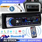 Car Radio Stereo 1Din Bluetooth AM FM Audio Head MP3/USB/AUX In Dash Unit Player