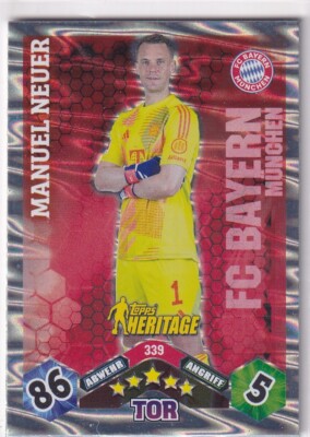 Topps Match Attax Bundesliga 24/25 Heritage Karte Nr. 339 Manuel Neuer