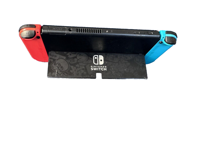 Nintendo Switch OLED 64GB SPLATOON 3 with red and blue joy cons