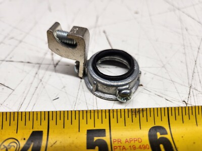 Unbranded 3/4'' Insulated Metallic Rigid/IMC Conduit Grounding Bushing New