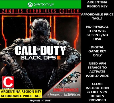 Call of Duty: Black Ops III - Zombies Chronicles Edition XBOX LIVE Key ARGENTINA