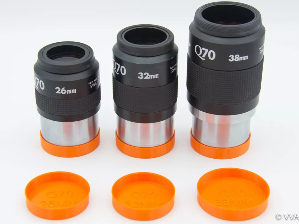 Replacement Dust Caps for Orion Q70 Eyepieces Series Flexibl