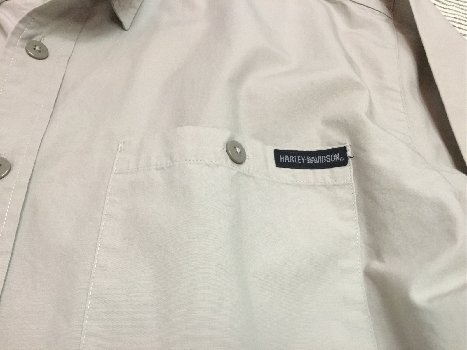 Pristine Harley Davidson Button Down Shirt Adult … - image 5