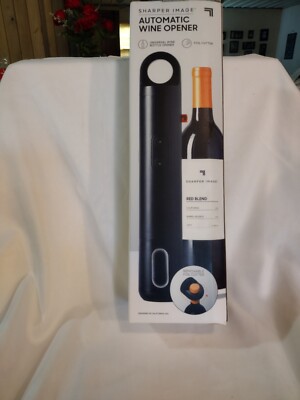 Sharper Image Automatic Universal Wine Bottle Opener Foil Cutter NIB