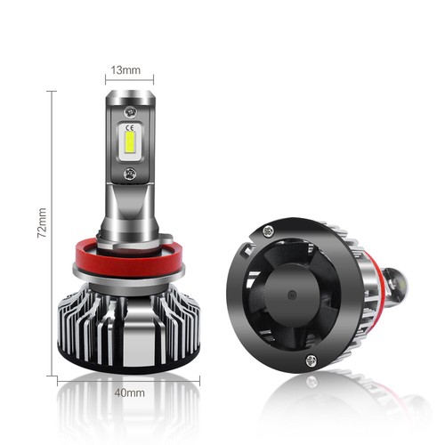 Alla Lighting LED TS-CR H11 Headlight Direct Replacement Bulb for Projector Lens - Picture 4 of 10