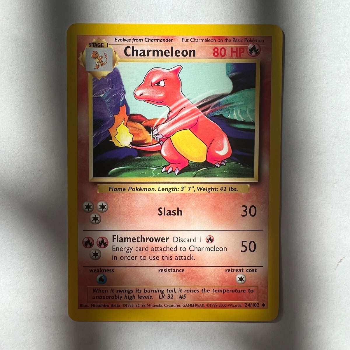 Pokemon 1999-2000 Wizards Charmeleon 24/102 Shadowless Base Set | eBay