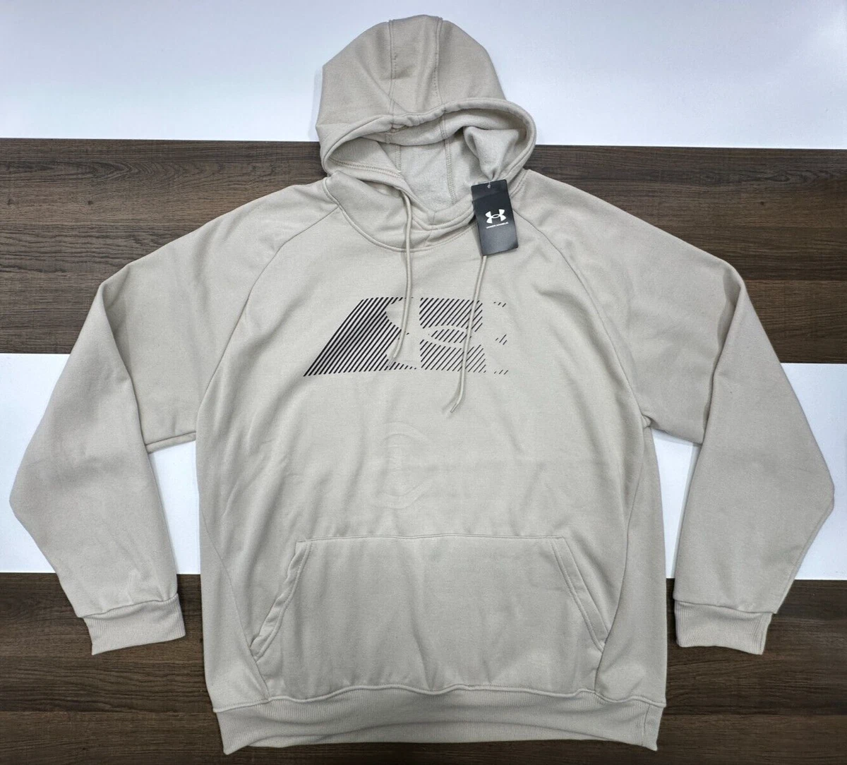 Under armour sale hoodie men beige