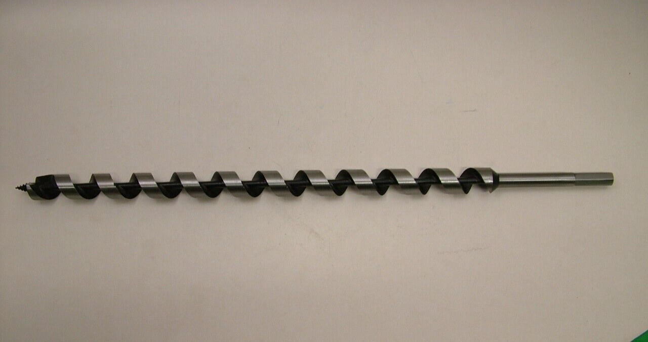 Auger drill bit 20mm diameter 460mm long, pull in type, hexagon shank,heavy duty