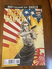 Unread Marvel Comics Agent Carter: S.H.I.E.L.D. 50th Anniversary #1 1st Print A!