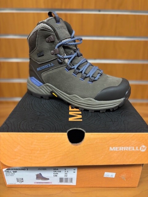 Scarpa da trekking Merrell donna Phaserbound 2 alta impermeabile boulder taglia 6