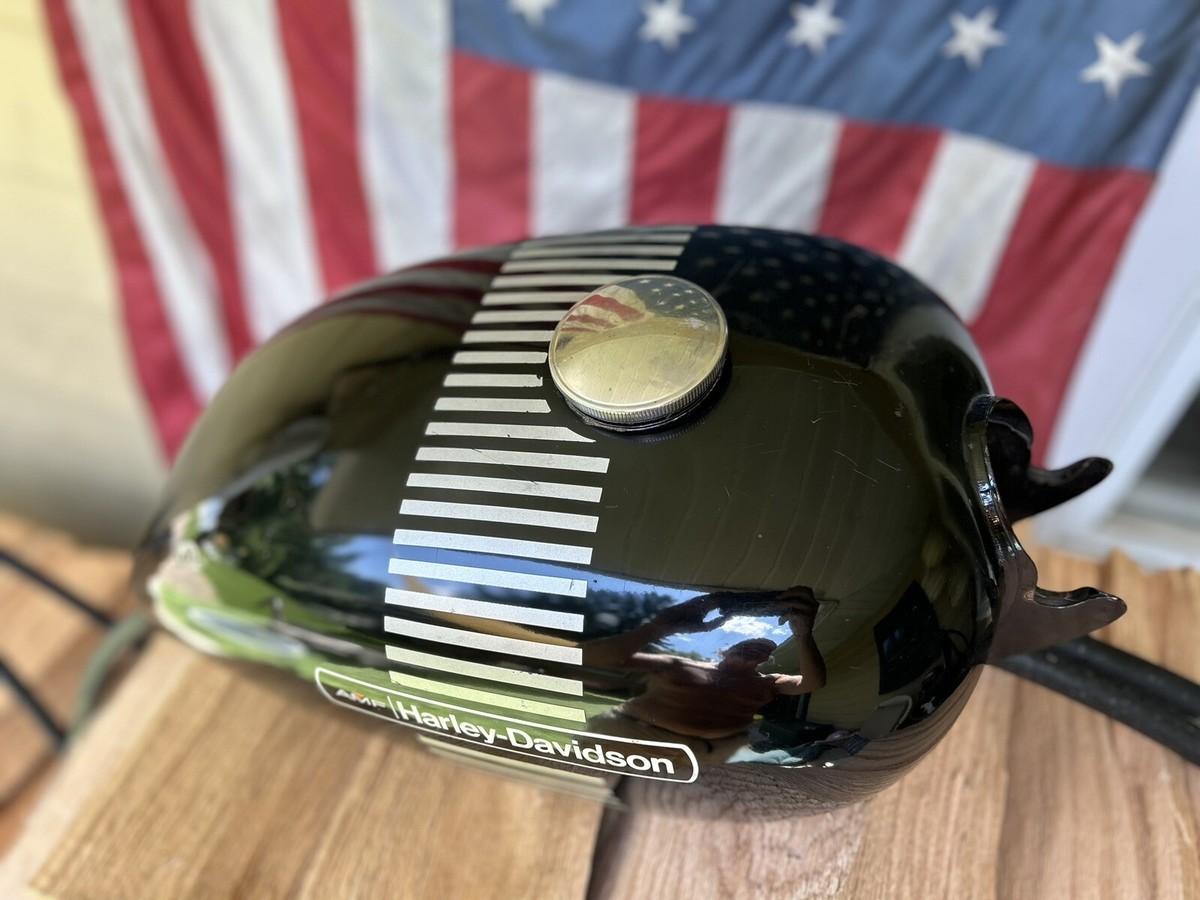 アンティーク 石油タンク Harley Davidson 1973 Super-Glide FX FXE Shovelhead gas tank