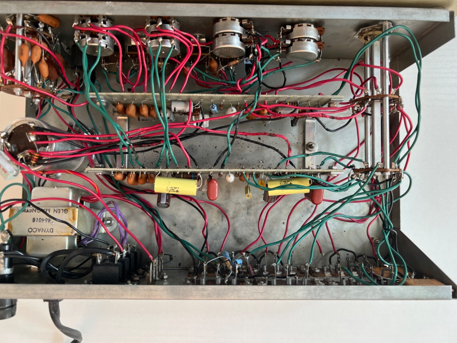 Dynaco PAT4 Stereo Preamp(not working) comes with restoration parts eBay