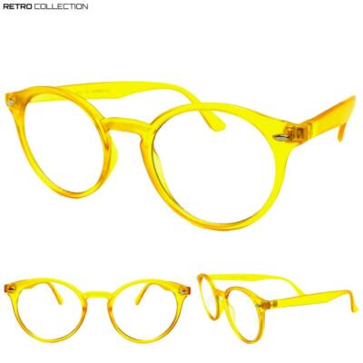 Classic 50's Vintage Retro Style Clear Lens EYE GLASSES Round