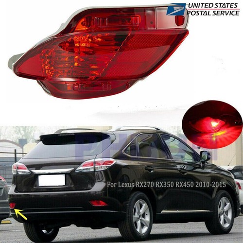 Rear Left Bumper Tail Light Fog Stop Lamp For 2010-2015 Lexus RX270 RX350 RX450H - 第 1/9 張圖片